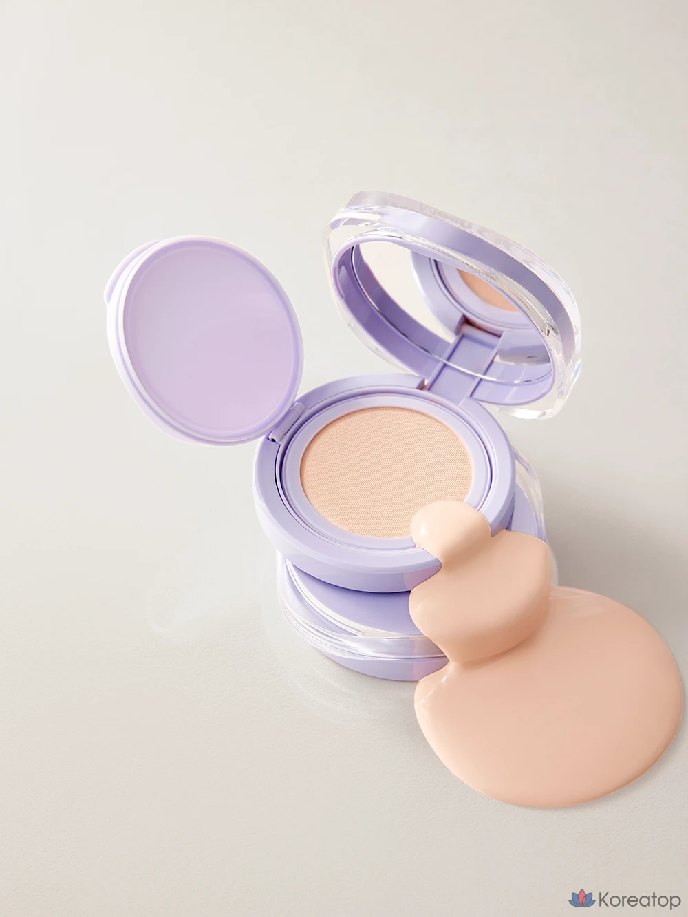 Кушон The Face Shop Ink Lasting Cushion Mesh Glow, оттенок N201 Apricot Beige, 12 г, 1 шт., фото 3