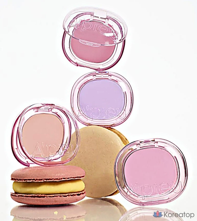 Румяна A'Pieu Juicy Pang Pastel Blusher, оттенок VL01 Lilac Cotton, 3.7 г, 1 шт., фото 5
