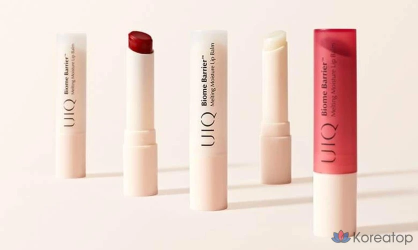 Бальзам для губ UIQ Biome Barrier Melting Moisture Lip Balm, оттенок Rosy, 3.2 г, 1 шт., фото 9