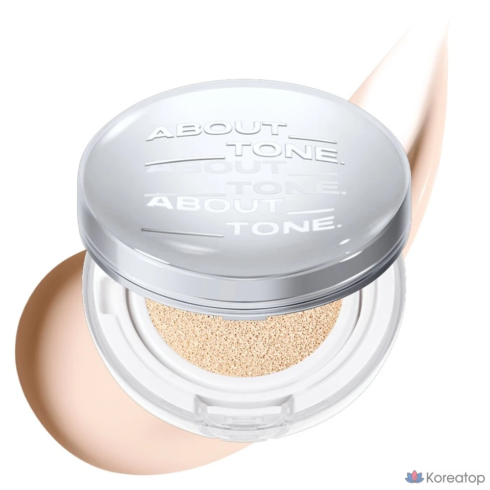 Кушон ABOUT TONE Skin Layer Fit Cushion, оттенок 21.5 Cool Beige, 13 г, 1 шт.