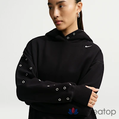 Худи женское Nike Studio Fleece Medium Weight Oversized Pullover Hoodie, фото 3