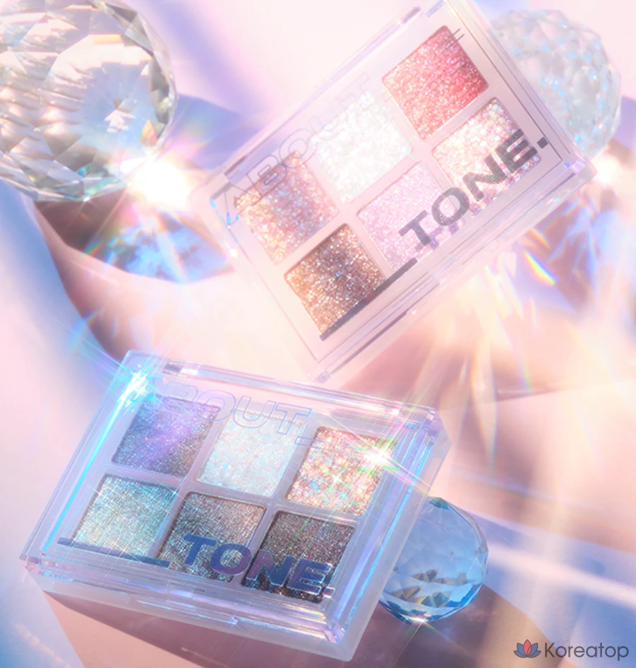 Тени для век ABOUT TONE Oh My Glitter Pop Eyeshadow, оттенок 02 My Fairy, 1 шт.