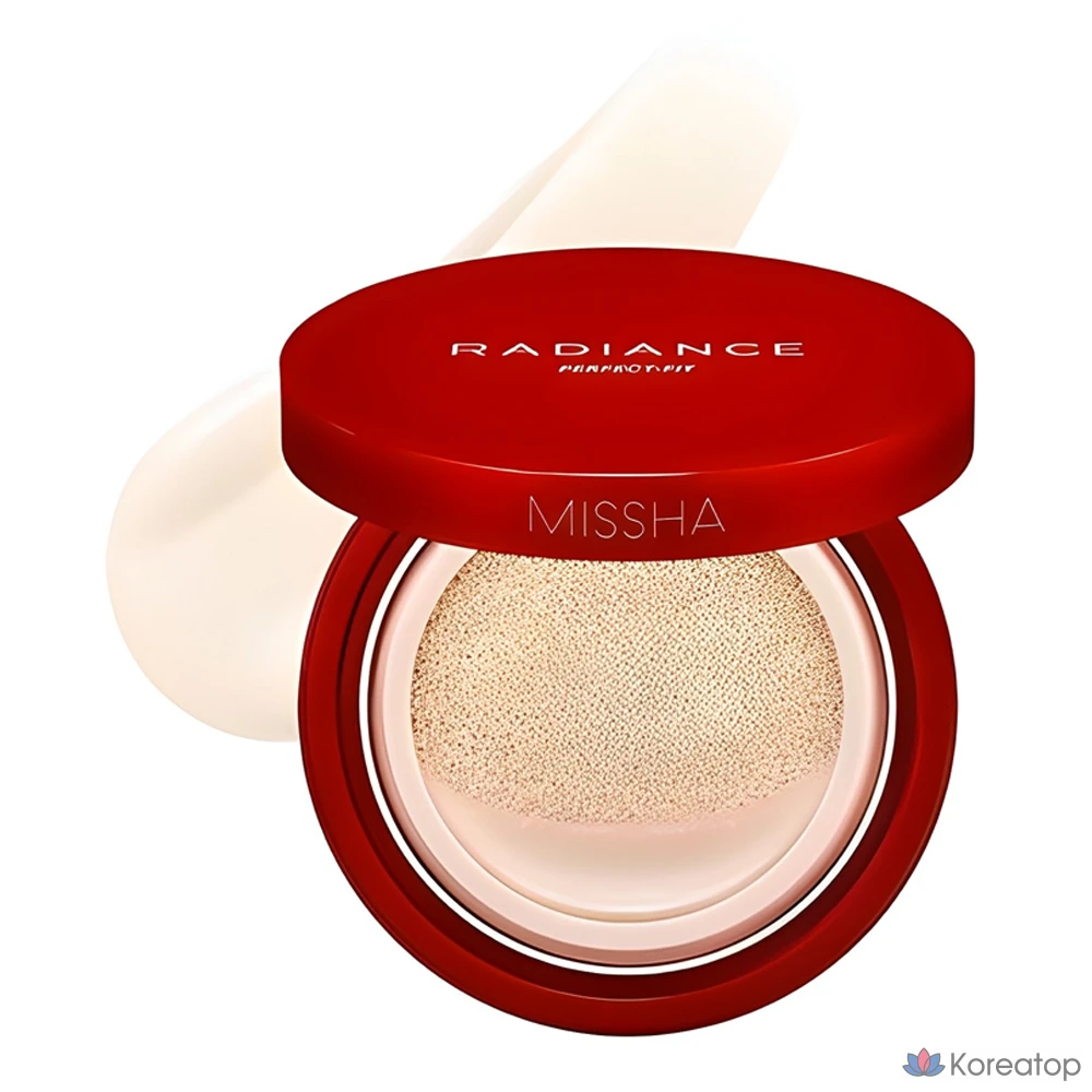 Кушон Missha Radiance Perfect Fit Cushion, оттенок 19 Ivory, 15 г, 1 шт.