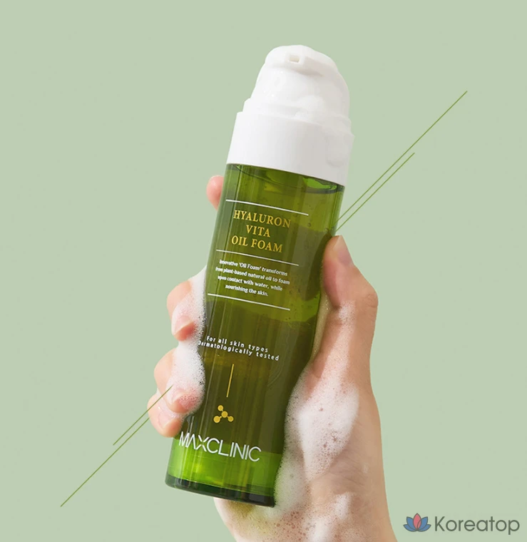 Очищающая пенка MAXCLINIC Hyaluron Vita Oil Foam, 110 г, 1 шт.