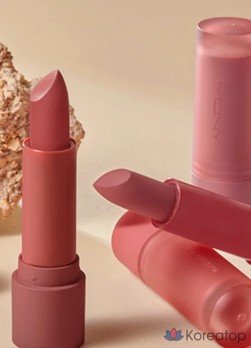 Помада для губ Mqny Powder Matte Lipstick, оттенок 03 Mauve Sauna, 1 шт., фото 4