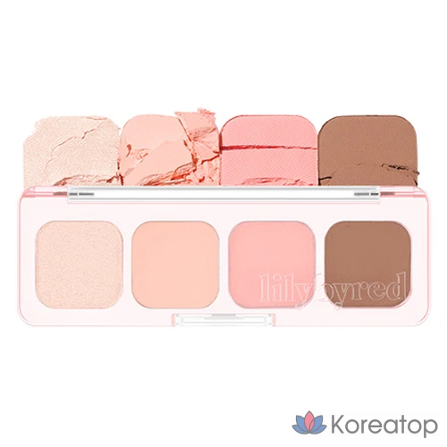 Палетка теней для век Lilybyred Mood It Palette AD, оттенок 01 Fresh It, 3.2 г, 1 шт.