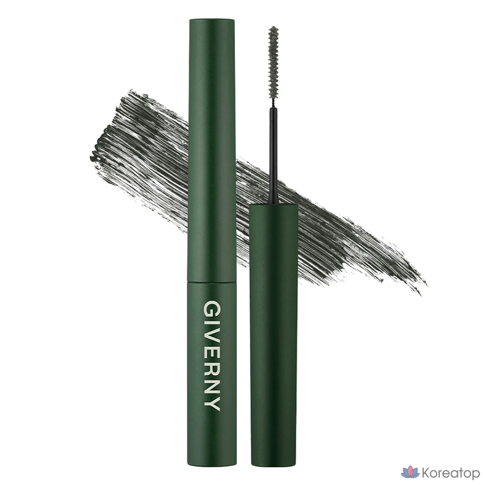 Тушь для ресниц Giverny Fit Sensitive Mascara, оттенок 04 Khaki Brown, 3.5 г, 1 шт.