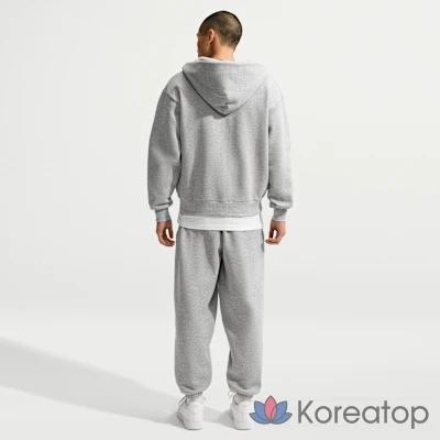 Худи на молнии мужской Nike Solo Fleece Loose Full-Zip Hoodie, фото 5