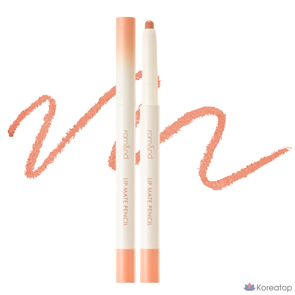 Тинт для губ ROM&ND Lip Mate Pencil, оттенок 01 Tenderly Peach, 0.5 г, 1 шт.