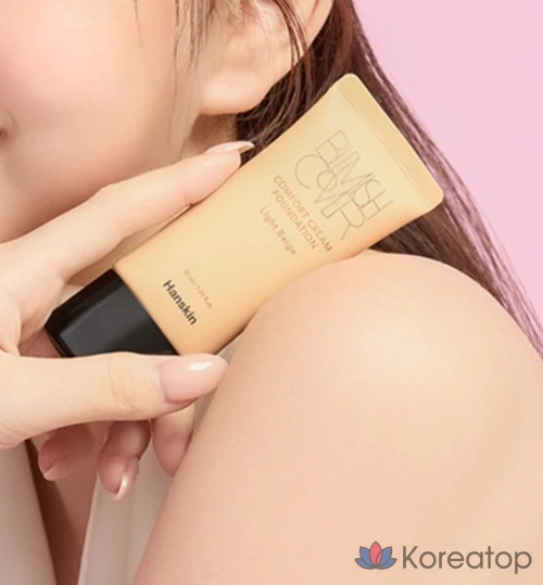 Крем-тональная основа HANSKIN Blemish Cover Comfort Cream Foundation, оттенок Cream Beige, 30 мл, 1 шт.