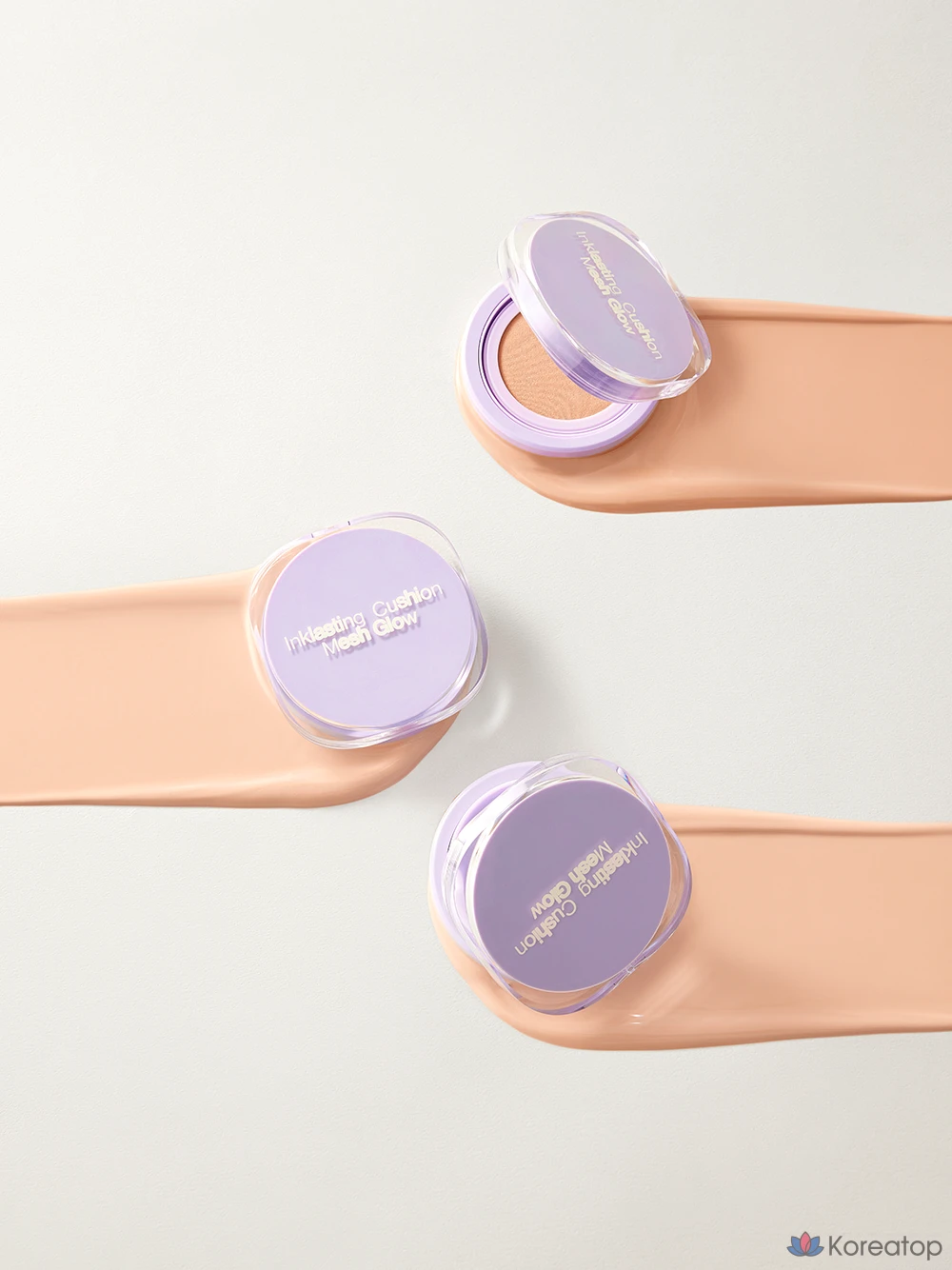 Кушон The Face Shop Ink Lasting Cushion Mesh Glow, оттенок N201 Apricot Beige, 12 г, 1 шт., фото 4