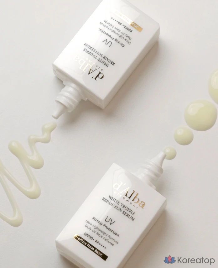 Солнцезащитный крем d'Alba White Truffle Repair Sun Serum SPF50+ PA++++, 35 мл, 1 шт.