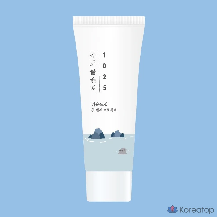 Набор для ухода Round Lab 1025 Dokdo Travel Kit (Toner + Lotion + Sun Cream + Cleanser + Pouch), 5 шт., фото 8