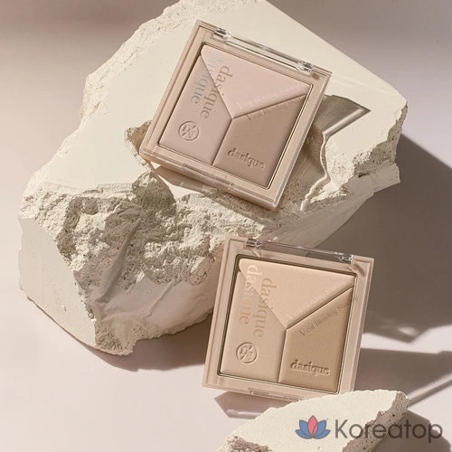 Шипучка для ванн Dasique V-Cut Shading, оттенок 02 Cool Blending, 13 г, 1 шт.