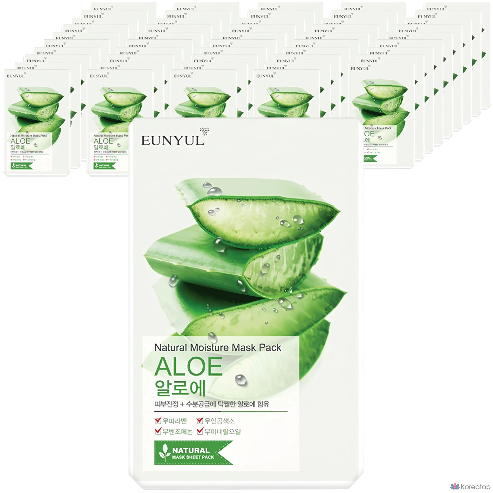 Тканевая маска для лица Eunyul Natural Moisture Aloe Mask, 50 шт.