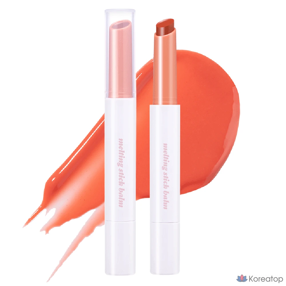 Бальзам для губ MERZY More Shine Melting Stick Balm, оттенок MS03 Dive Coral, 2 г, 1 шт.