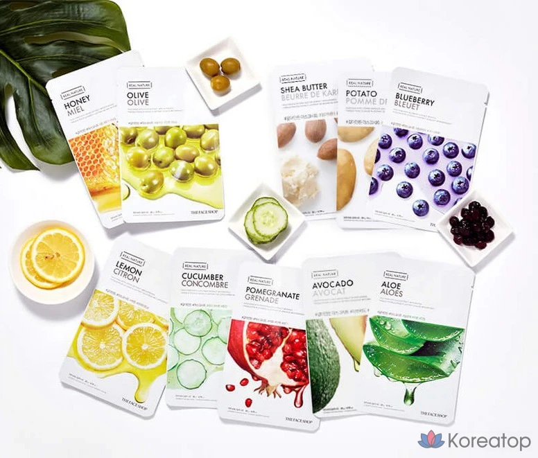 Тканевая маска для лица The Face Shop Real Nature Lemon Mask Sheet, 30 шт., фото 5