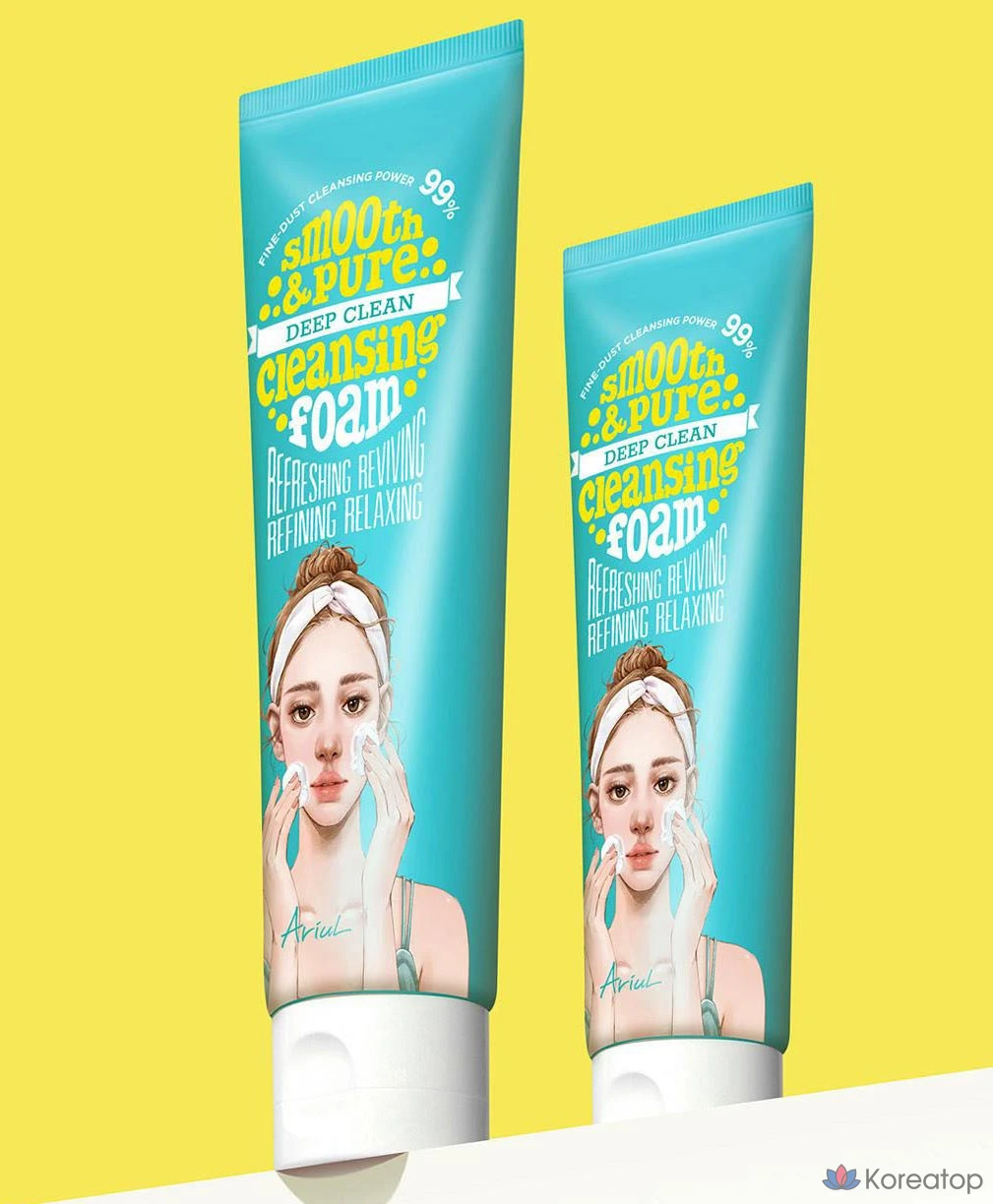 Очищающая пенка Ariul Smooth &amp; Pure Deep Clean Cleansing Foam, 120 мл, 1 шт.