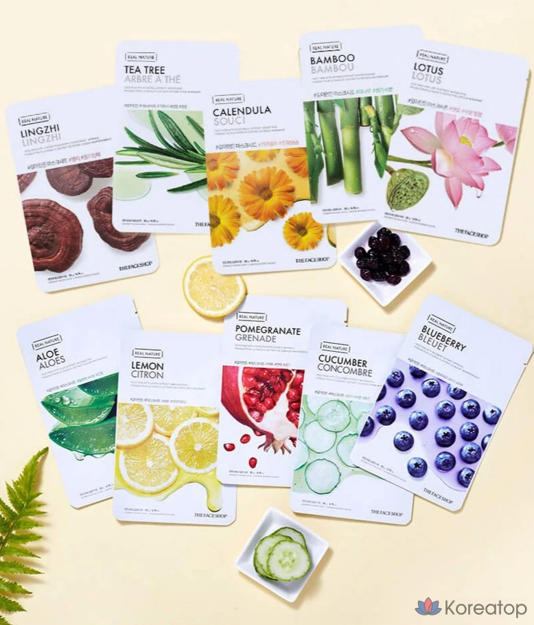 Тканевая маска для лица The Face Shop Real Nature Lemon Mask Sheet, 30 шт., фото 6