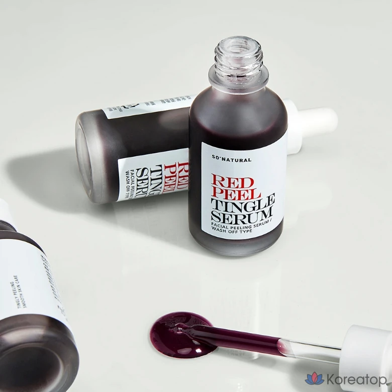 Сыворотка So Natural Red Peel Tingle Serum, 35 мл, 1 шт., фото 5