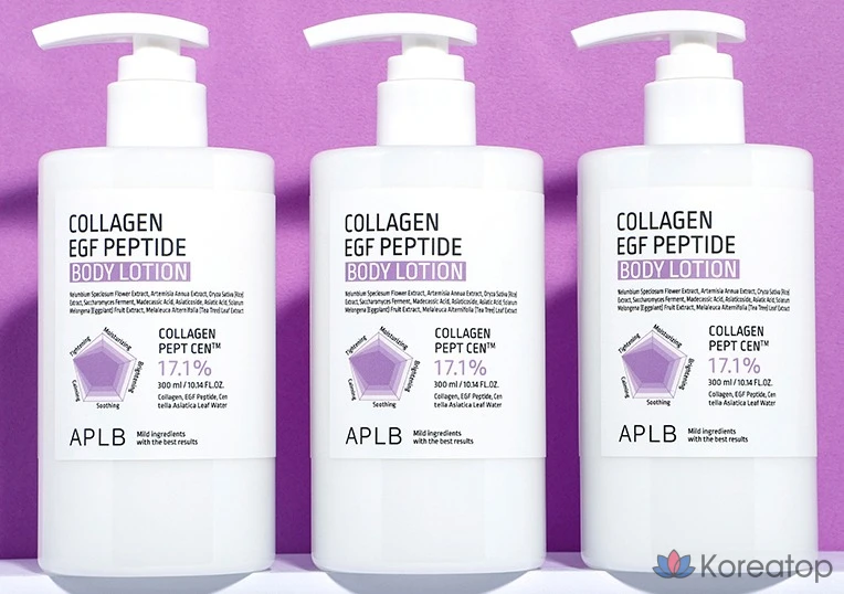 Боди-лосьон APLB Collagen EGF Peptide Body Lotion, 300 мл, 1 шт.