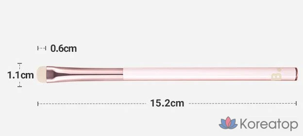 Кисть для макияжа Banila Co Smudge Brush, розовая, 1 шт.