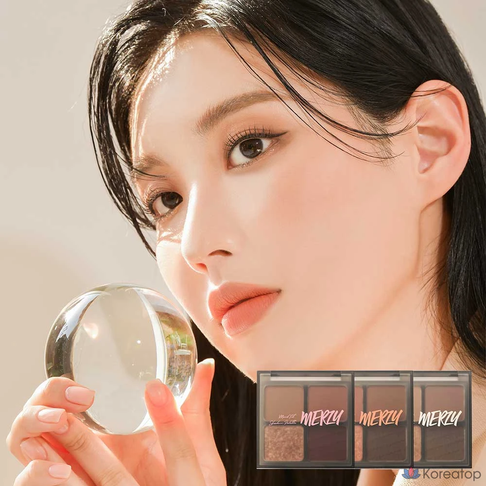 Тени для век MERZY Mood Fit Shadow Palette, оттенок S3 Drawzy Nude, 1 шт., фото 7