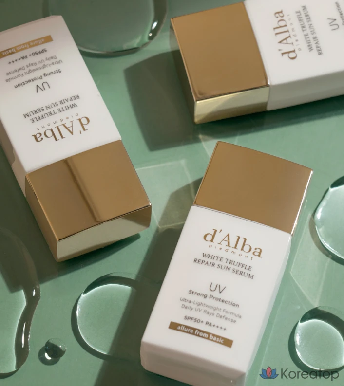 Солнцезащитный крем d'Alba White Truffle Repair Sun Serum SPF50+ PA++++, 35 мл, 1 шт.