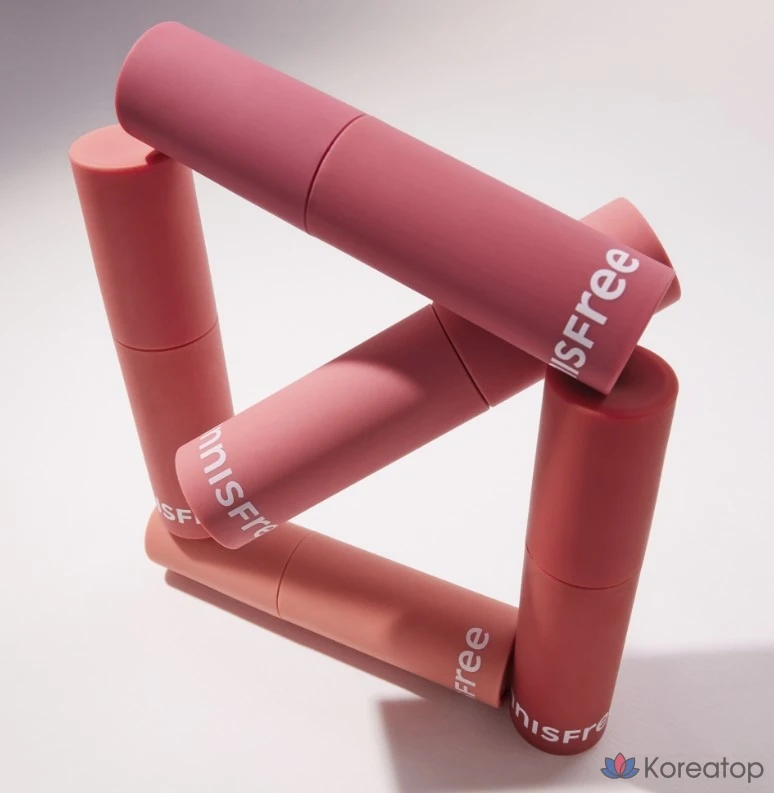 Тинт для губ Innisfree New Airy Matte Tint, оттенок 8 Toasty Coral, 1 шт.
