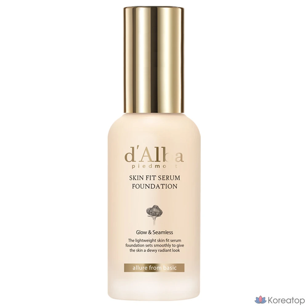 Тонер d'Alba Skin Fit Serum Foundation, оттенок 21, 30 мл, 1 шт.