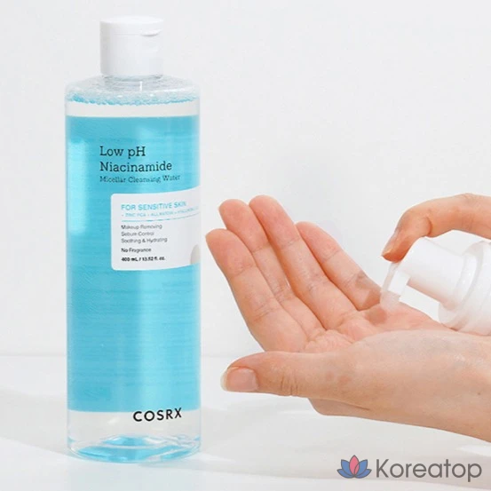 Мицеллярная вода COSRX Low pH Niacinamide Micellar Cleansing Water, 400 мл, 1 шт.