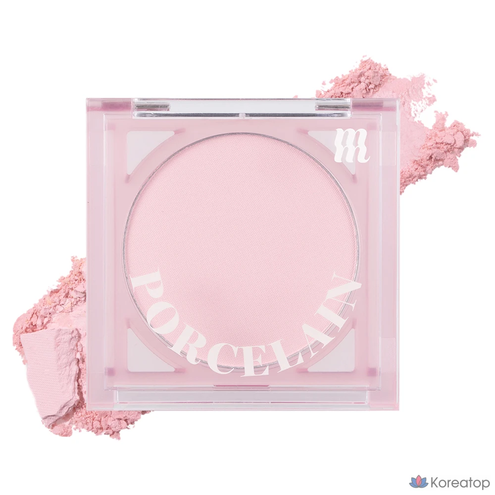 Румяна MERZY Porcelain Cheek Blusher, оттенок Pairing Pink, 4.2 г, 1 шт.