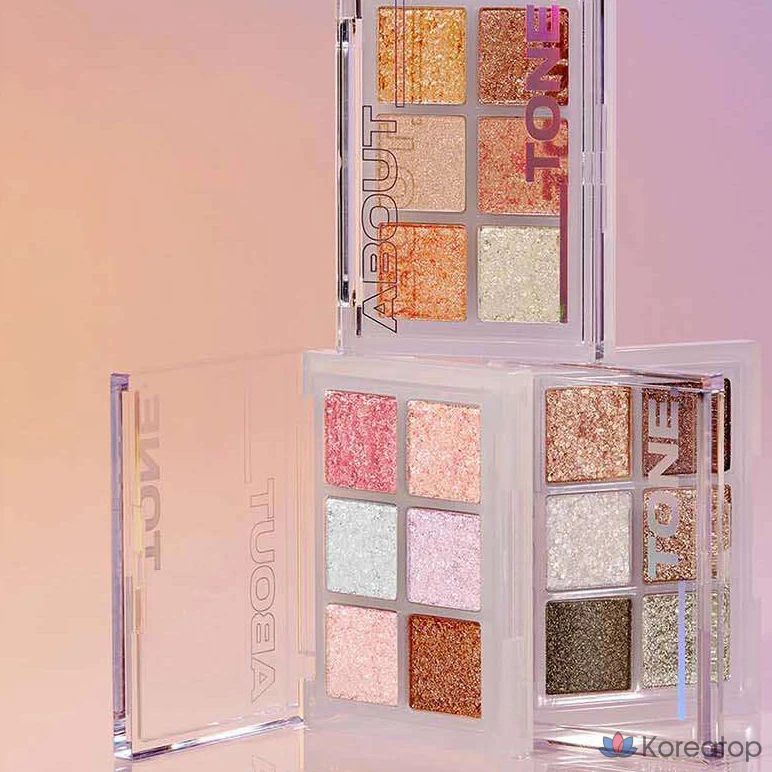 Тени для век ABOUT TONE Oh My Glitter Pop Eyeshadow, оттенок 02 My Fairy, 1 шт.