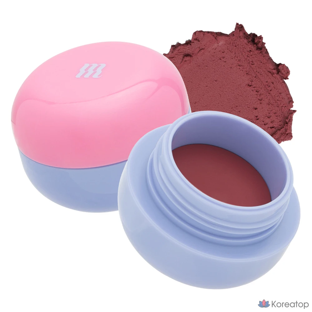 Тинт для губ MERZY Blurry Lip Mousse, оттенок BL3 Vintage Posy, 6 г, 1 шт.