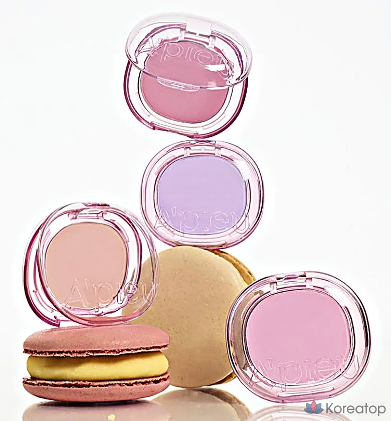 Румяна A'Pieu Juicy Pang Pastel Blusher, оттенок PK10 Berry Cotton, 3.7 г, 1 шт., фото 3