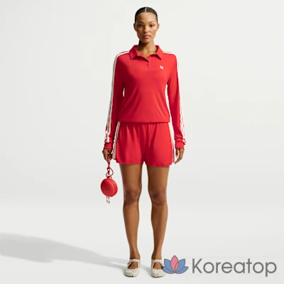 Поло женское Nike Skims Stretch Knit Long Sleeve Polo Top, фото 4