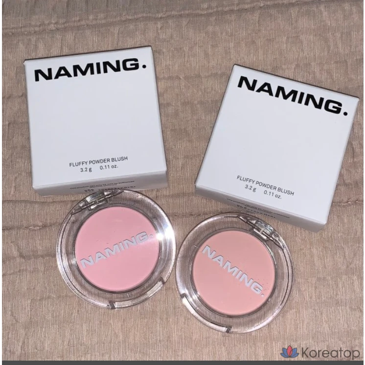 Пудра-румяна NAMING Fluffy Powder Blush, оттенок FEEG, 1 шт., фото 3
