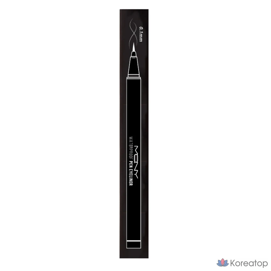 Айлайнер Mqny Waterproof Pen Eyeliner, оттенок Deep Black, 0.6 г, 1 шт., фото 2