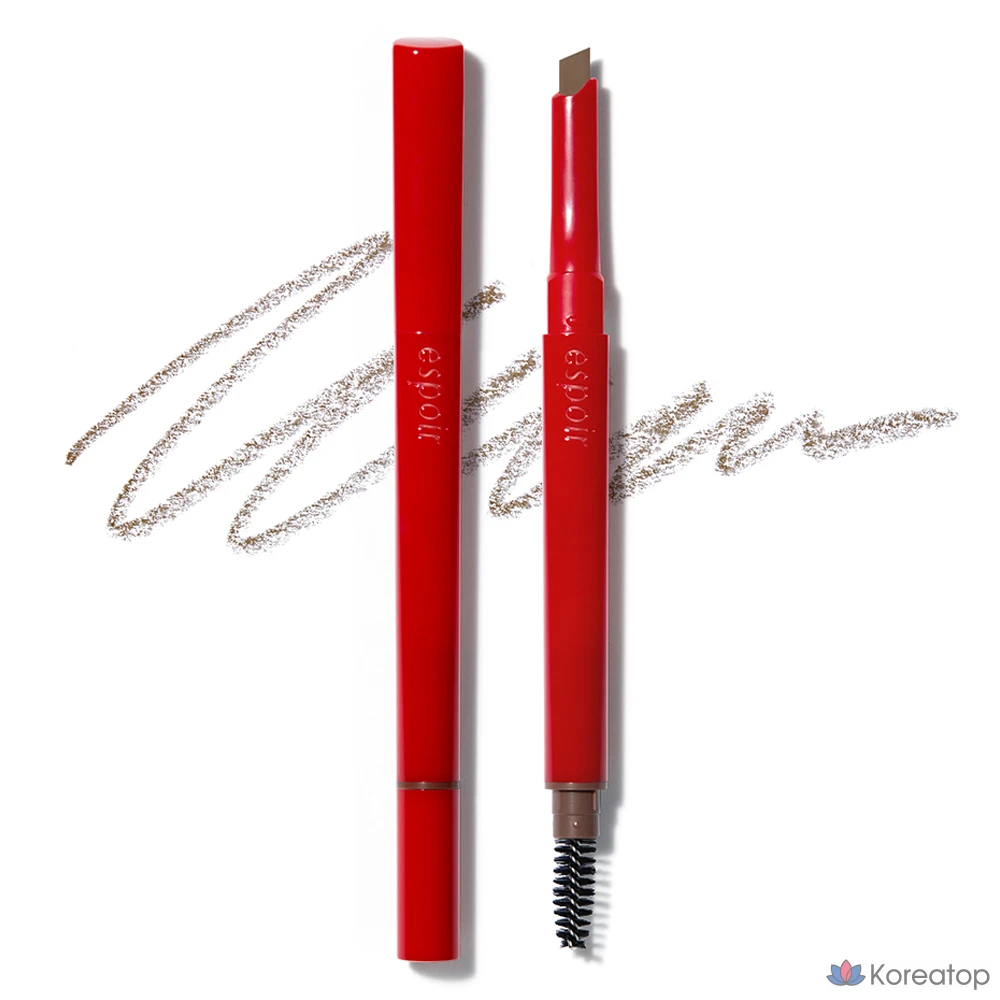 Карандаш для бровей Espoir The Brow Easy Shaping Pencil, оттенок 4 Light Brown, 0.2 г, 1 шт.