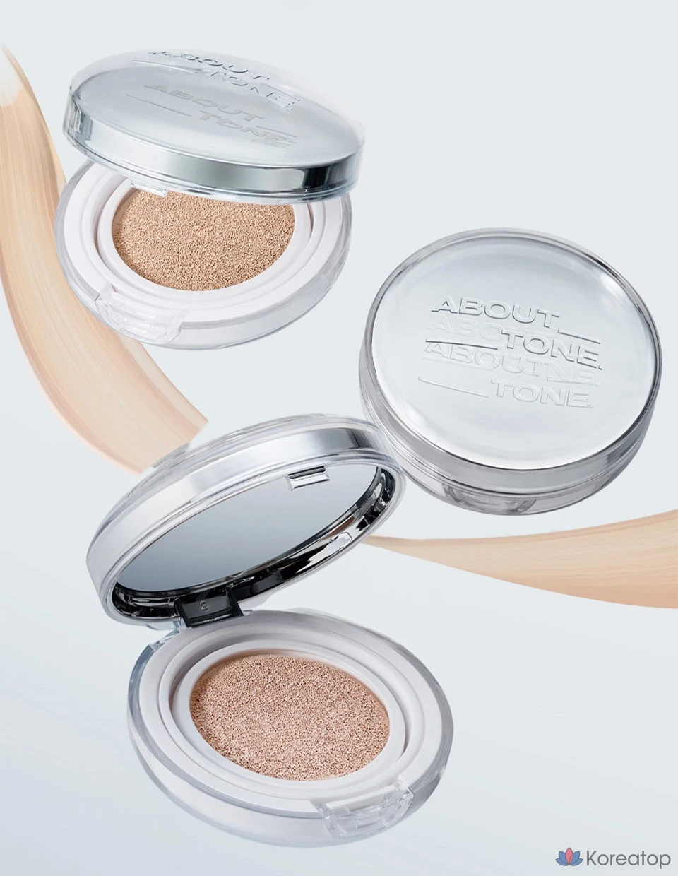 Кушон ABOUT TONE Skin Layer Fit Cushion, оттенок 21.5 Cool Beige, 13 г, 1 шт.