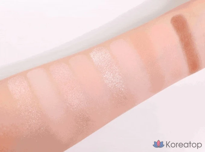 Палитра для век Holika Holika My Fave Mood Eye Palette, оттенок Shell On The Beach, 1 шт., фото 4