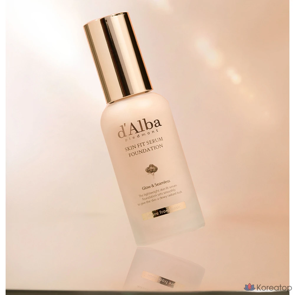 Тонер d'Alba Skin Fit Serum Foundation, оттенок 21, 30 мл, 1 шт., фото 2