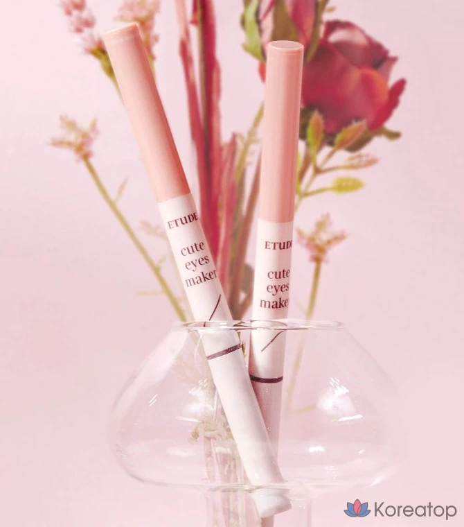 Подводка для глаз Etude House Aegyo Sal Maker Liner 0.1g + Glitter 0.5g, оттенок Rose Shimmer, 1 шт.