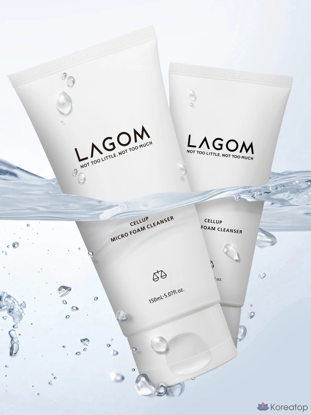 Очищающая пенка LAGOM Cellup Micro Foam Cleanser, 150 мл, 1 шт.