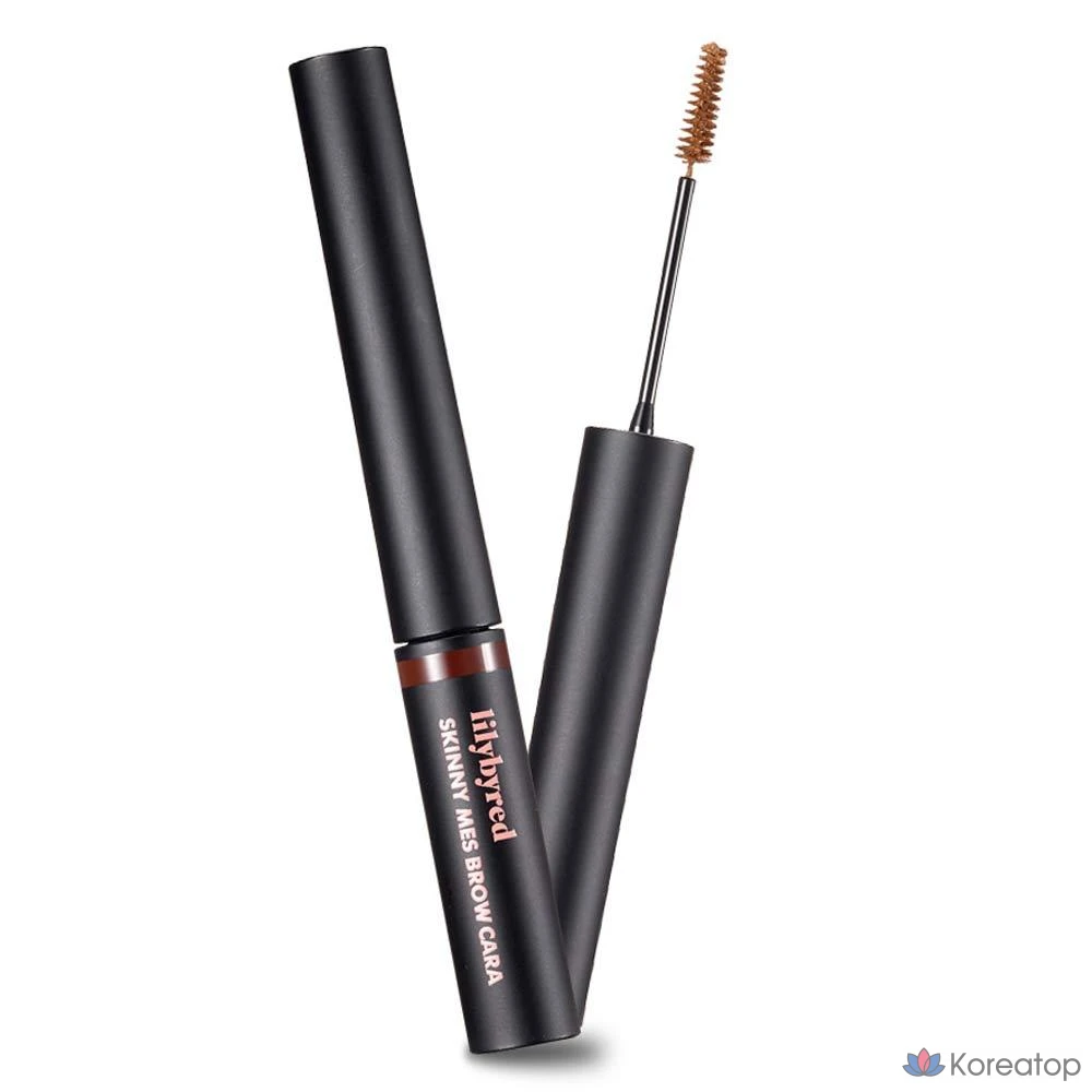 Тушь для бровей Lilybyred Skinny Mess Brow Mascara, оттенок 02 Medium Brown, 3.5 г, 1 шт.