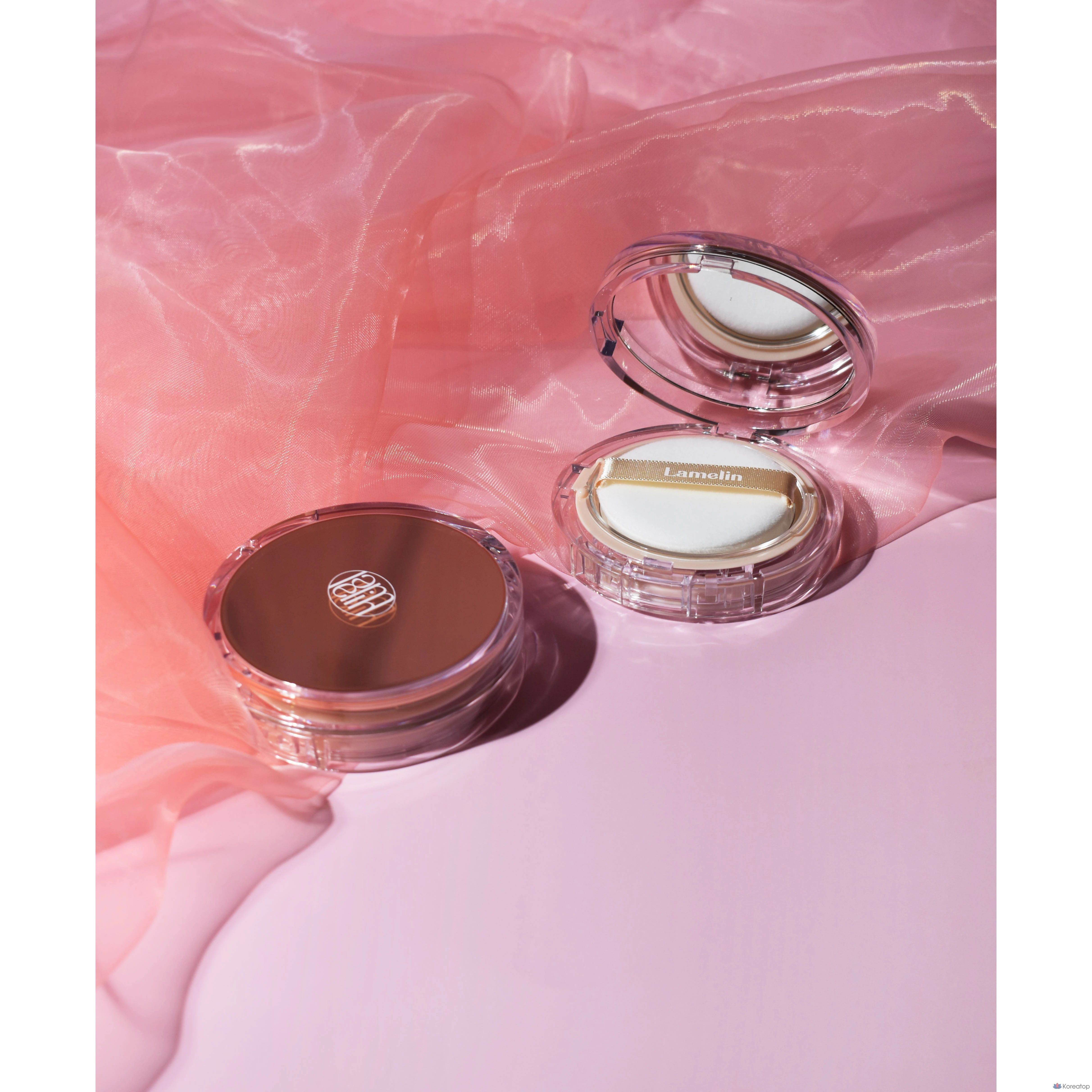 Пудра-компакт Lamelin Air Fit No Sebum Pact, оттенок White, 12 г, 1 шт.
