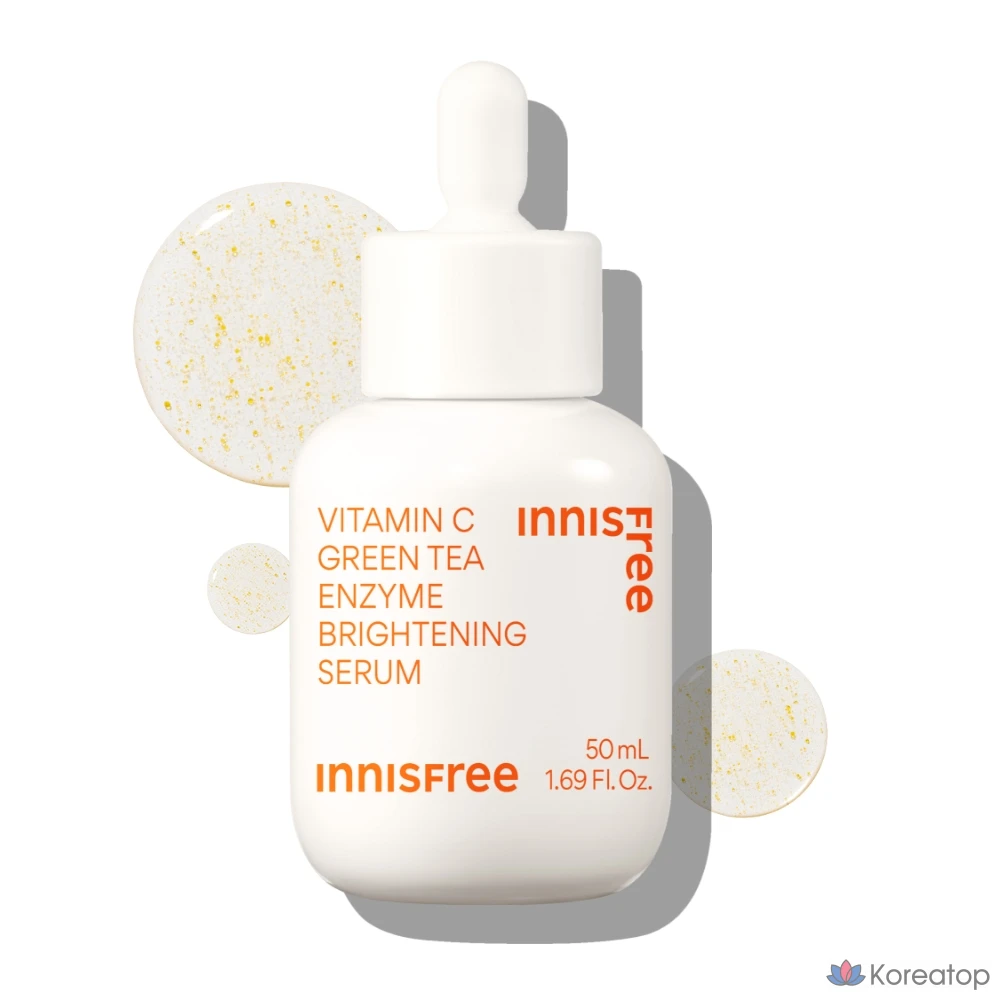 Сыворотка Innisfree Vitamin C Green Tea Enzyme Spot Toning Serum, 50 мл, 1 шт.