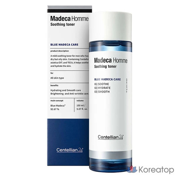 Тонер Centellian24 Madeca Homme Soothing Toner, 150 мл, 1 шт.