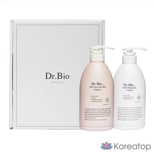 Набор для ухода Dr. Bio 2-piece Set (Lotion 480 ml + Cleanser 500 ml), 1 шт.