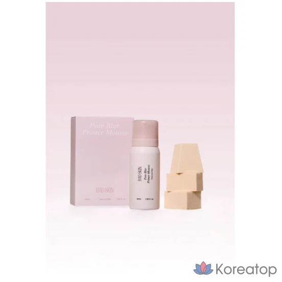 Праймер Bad Skin Pore Blur Primer Mousse, оттенок Lavender, 40 мл, 1 шт.